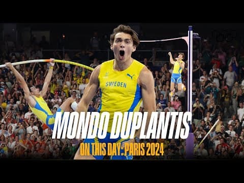 🪽 Sky AIN'T the limit! 🇸🇪 6.25m World Record Vault at Paris 2024 | On this day
