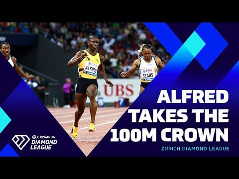Alfred storms to her second diamond league title in the 100m with 10.71 | Wanda Diamond League