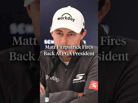 Matt Fitzpatrick responded to comparisons between fans at Bethpage to Rome. 🗣️