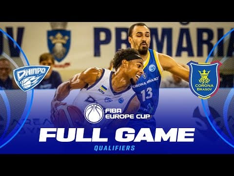LIVE - BC Dnipro v CSM Corona Brasov | FIBA Europe Cup 2025-26
