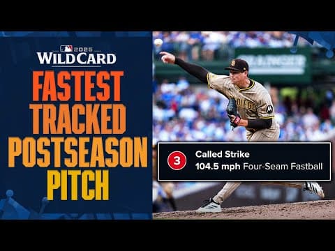 FASTEST POSTSEASON STRIKEOUT PITCH SINCE 2008! 😳 A DOMINANT Mason Miller struck out 5 batters! 😮‍💨
