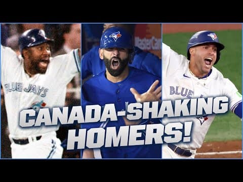 FULL ABs: George Springer, José Bautista, Joe Carter (3 Blue Jays homers that SHOOK Toronto!)