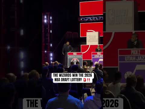 The @WashingtonWizards win the number 1 pick 🫨