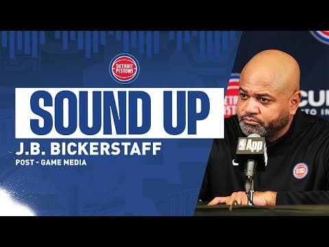 Post-Game Press Conference: J.B. Bickerstaff | Pistons vs. Clippers | 12.28.2025