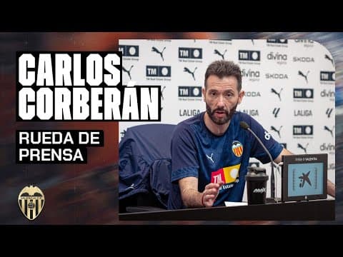 RUEDA DE PRENSA DE CARLOS CORBERÁN PREVIA AL VALENCIA CF - RCD ESPANYOL
