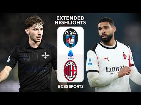 Pisa vs. Milan: Extended Highlights | Serie A | CBS Sports Golazo