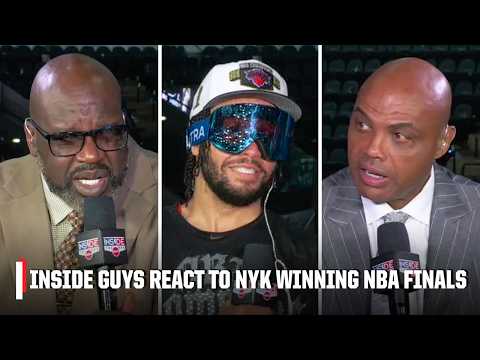 The Inside Guys react to Knicks winning FIRST NBA Finals title in 53 years 🏆 | Inside the NBA