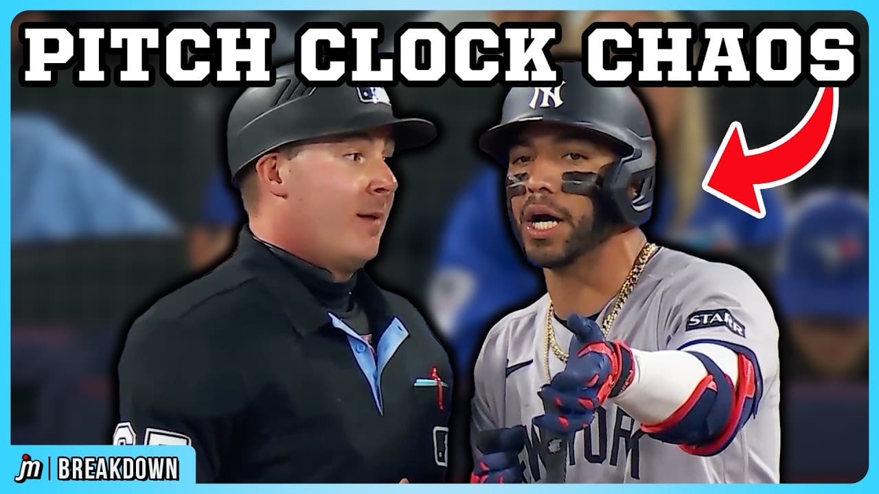 New York Yankees' shortstop abuses the pitch clock, a breakdown