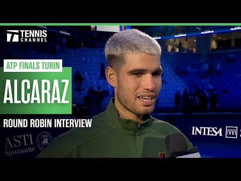 Carlos Alcaraz talks problem solving in nearly three-long battle vs Taylor Fritz | 2025 ATP Finals