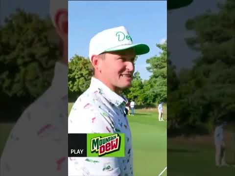 "I never make long putts, that's crazy" 🤣⛳