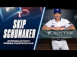 Skip Schumaker Introduced as Rangers Manager