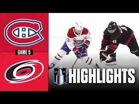 Canadiens vs. Hurricanes | NHL Playoff Highlights | Game 5  May 29, 2026