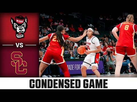 USC vs. NC State Condensed Game | 2025-26 ACC Women’s Basketball