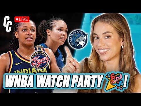 HUGE REMATCH! The Indiana Fever vs. The Minnesota Lynx🔥 (WATCH PARTY!)
