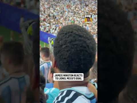 Jameis Winston had the best angle of Messi's golazo 🇦🇷 #JameisOnFOX