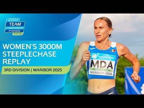 Women's 3000m Steeplechase Replay | Maribor 2025
