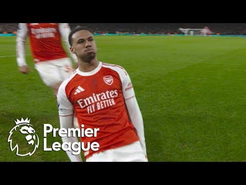 Gabriel Magalhaes heads Arsenal 1-0 in front of Aston Villa | Premier League | NBC Sports
