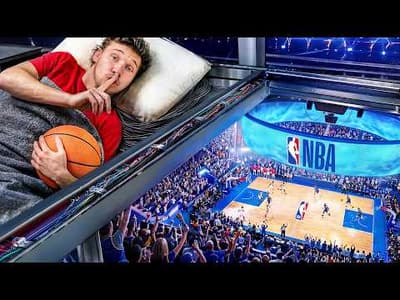 Overnight In The World's Most Expensive Basketball Arena!