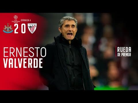 🎙 Ernesto Valverde | post Newcastle United 2-0 Athletic Club | J4 Champions League