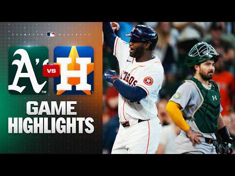 A's vs. Astros Game Highlights (6/6/26) | MLB Highlights