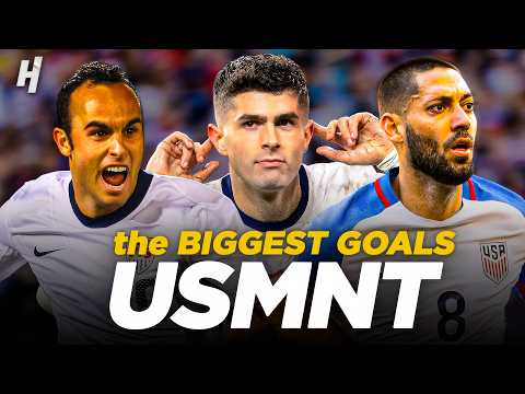 The BIGGEST Goals In USMNT Friendly History 🔥
