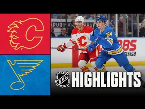 NHL Highlights | Flames vs. Blues | November 11, 2025