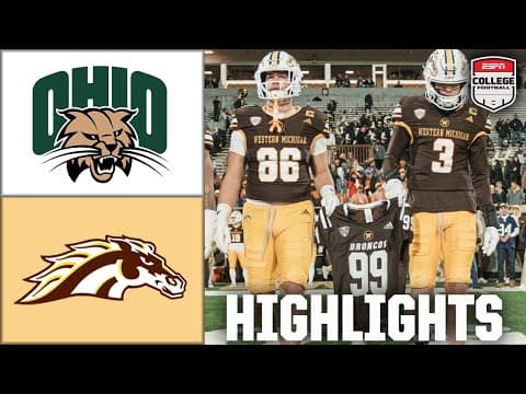 Ohio Bobcats vs. Western Michigan Broncos | Full Game Highlights | ESPN College Football