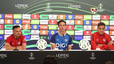 Rueda de prensa previa a la final en Leipzig