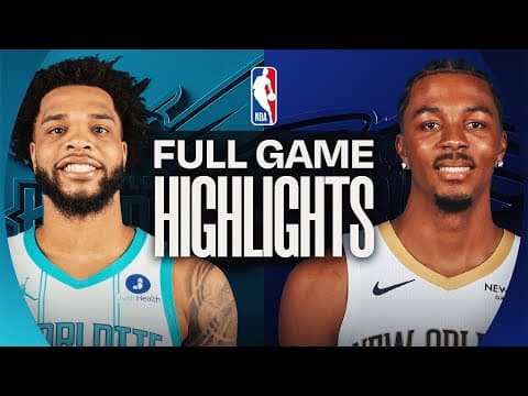 HORNETS at PELICANS | FULL GAME HIGHLIGHTS | November 4, 2025