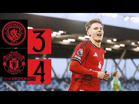 Seven Goal Thriller! | Man City U21s 3-4 Man Utd U21s | Academy Highlights