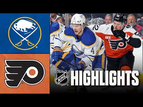 Sabres vs. Flyers | NHL Highlights | December 03, 2025