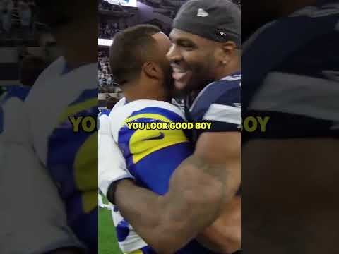 When Micah Parsons wanted to trade jerseys with Aaron Donald & Cooper Kupp 🥹 #nfl