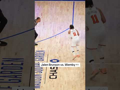 Jalen Brunson vs. Wemby 🔥