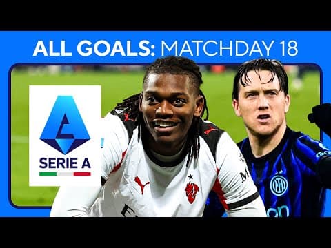 EVERY GOAL from Matchday 18 in SERIE A: Leão WINNER, Zieliński BANGER & MORE | CBS Sports Golazo