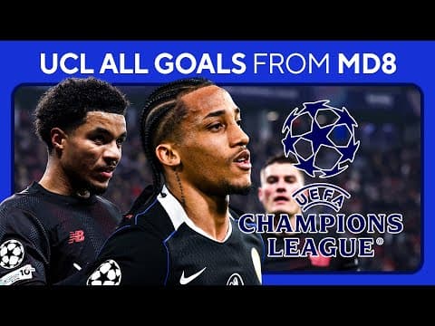 ALL GOALS in MD8 of the UEFA Champions League: January 28, 2026 | Anatoliy Trubin LAST MINUTE winner