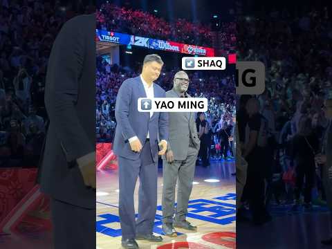 YAO MING takes center court at the NBA China Games ❤️