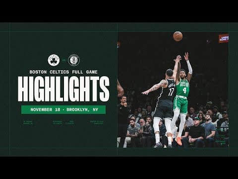 Boston Celtics get the win over the Brooklyn Nets 113-99 | Extended Highlights