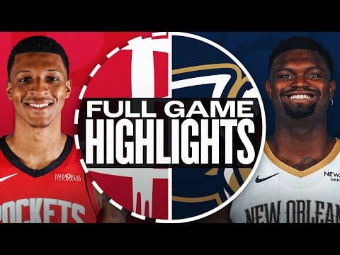 ROCKETS at PELICANS | FULL GAME HIGHLIGHTS | October 14, 2025