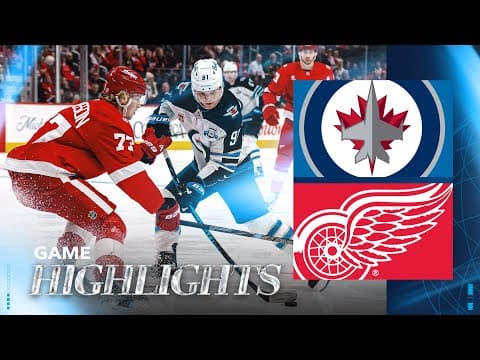 Detroit Red Wings vs. Winnipeg Jets - Game Highlights