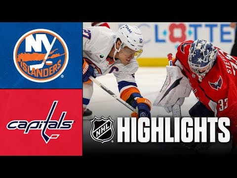 Islanders vs. Capitals | NHL Highlights | February 02, 2026