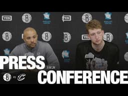 Jordi Fernàndez and Danny Wolf Postgame Press Conferences vs Cleveland