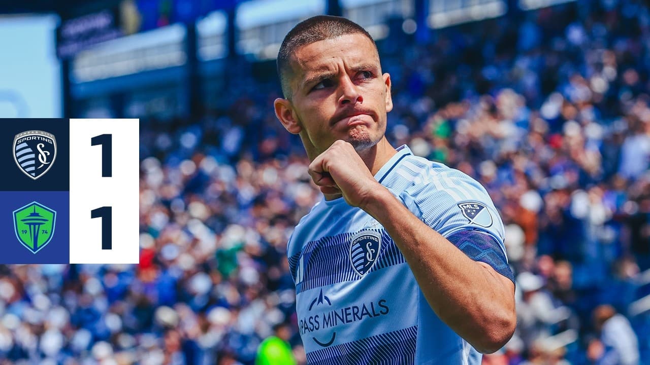 HIGHLIGHTS | Sporting KC 1-1 Seattle Sounders | Dejan Joveljic scores equalizer to secure a point