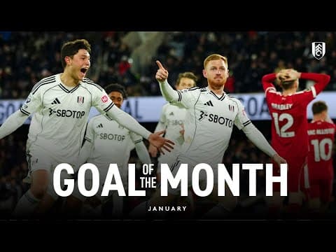 VOTE NOW FOR JANUARY GOTM | GOAL OF THE MONTH | Reed's Rocket? Wilson's freekick?