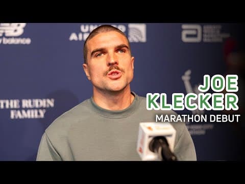 Joe Klecker Ahead of his Marathon Debut at the 2025 NYC Marathon