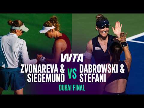 Zvonareva/Siegemund vs. Dabrowski/Stefani | 2026 Dubai Final | WTA Match Highlights