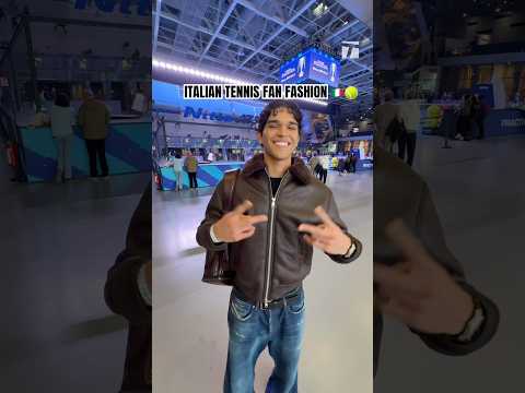 Tennis fan fashion hits different 😎 #tennis #tennistournament #atpfinals #janniksinner