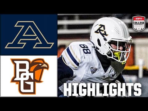 Akron Zips vs. Bowling Green Falcons | Full Game Highlights | ESPN College Football
