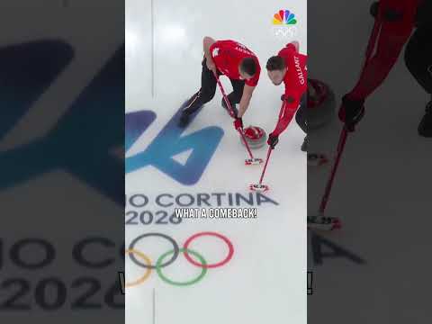 Canada stepped up their game to score three points in the 7th end and complete the comeback!