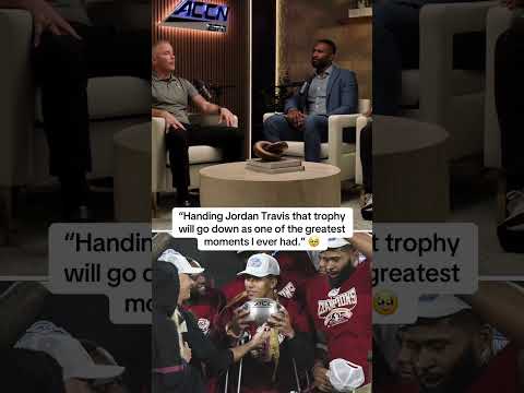 Mike Norvell on the leadership Jordan Travis displayed after his injury ❤️