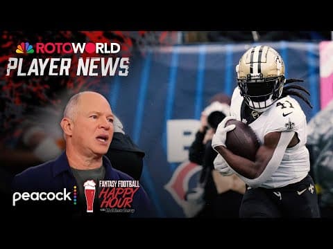 It is time to bench Saints' Alvin Kamara in fantasy? | Fantasy Football Happy Hour | NFL on NBC